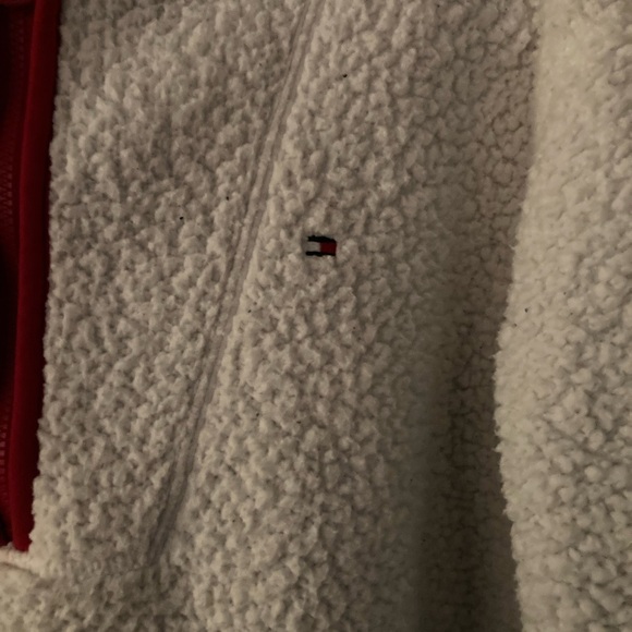 Like New! In Excellent Condition!! Tommy Hilfiger Hooded  Fleece Jacket - Picture 4 of 8